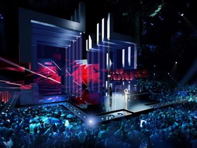 Unique "Eurovision" stage