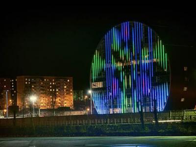 The city's main facade