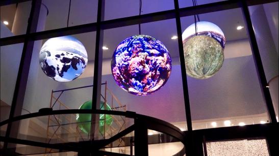LED spheres Business center "Zemelny" image 3