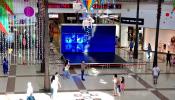 Stage in the shopping center 